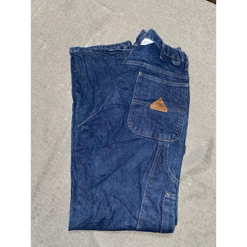 Bulwark Flame Resistant Jeans Workwear Mens Blue Jeans Size 32 X 34